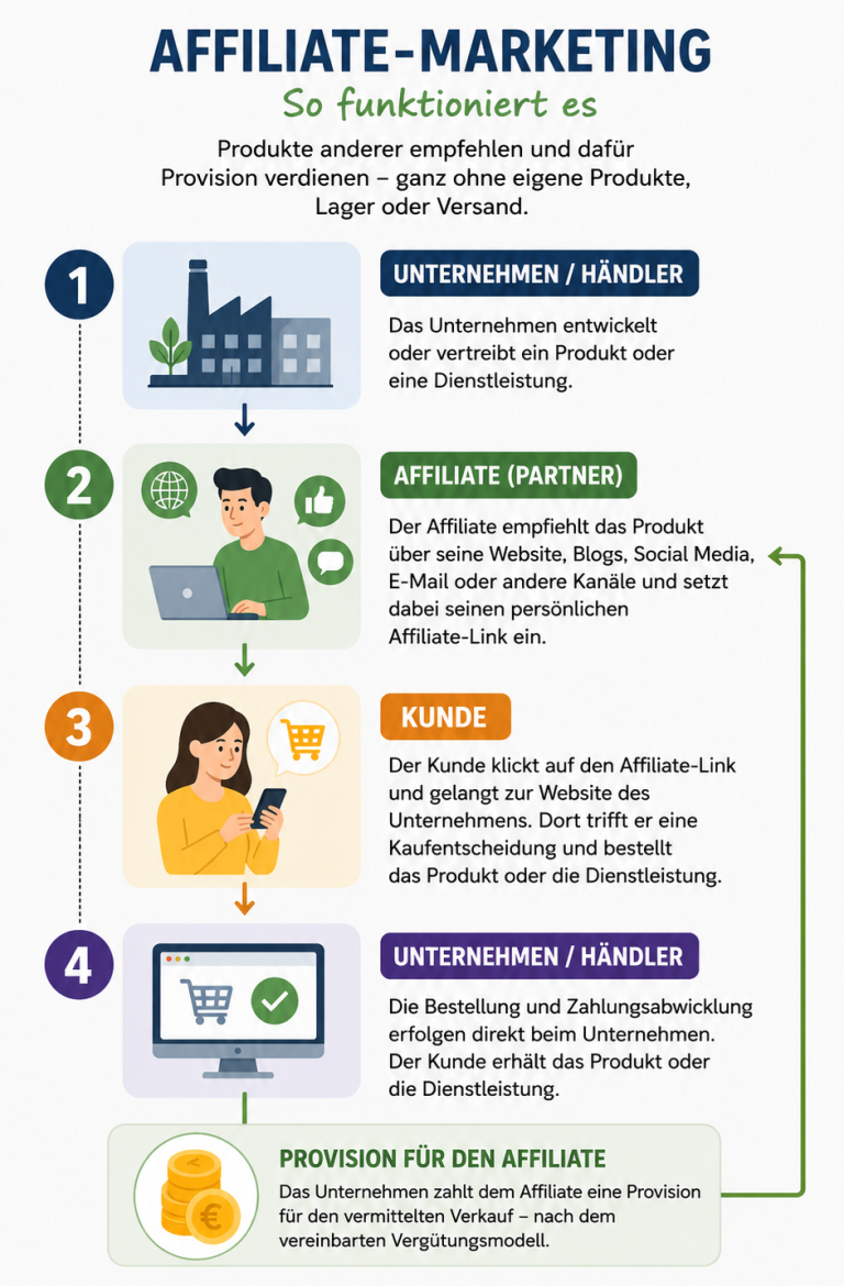 Affiliate Marketing - so funktioniert es 
