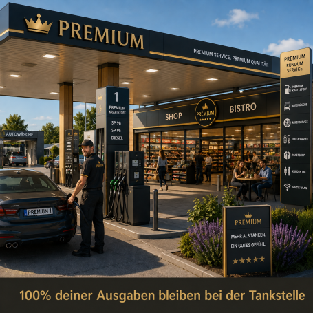 Premium Tankstelle