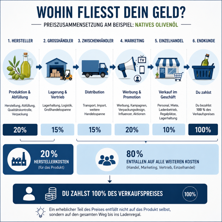 Wohin fließt dein Geld? Einzelhandel